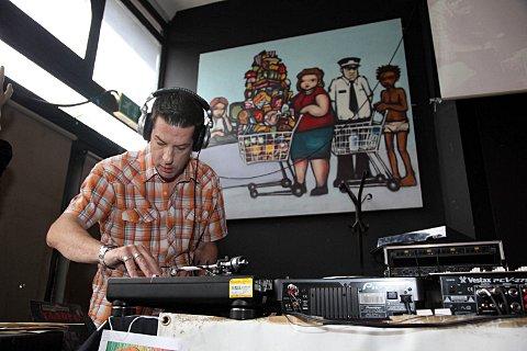 DJ/MC Martin at the White Lion pub on Sunday