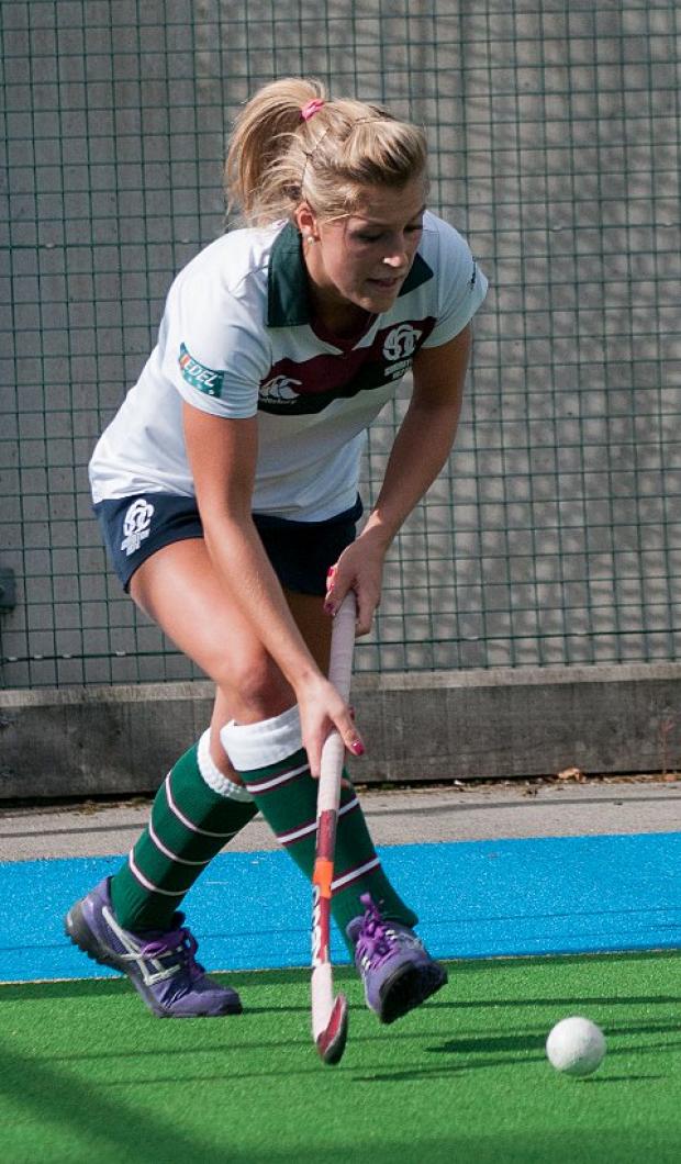 Winning start: Team GB star Georgie Twigg made her first appearance for Surbiton on Saturday