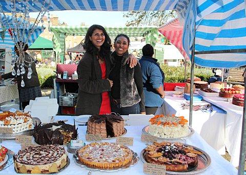 Abbie Quinn and Ana Miranda, the Tartelettes, at the West Norwood Feast