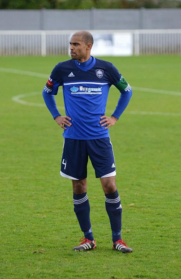 Triple crown: Met Police skipper Steve Sutherland will complete his own holy trinity should the Blues make the FA Cup first round proper