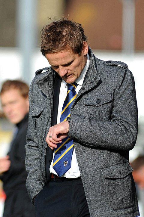 Time on his hands: Neal Ardley says he will take his time in assessing his squad, and then make a decision on what needs to be done     SP70799