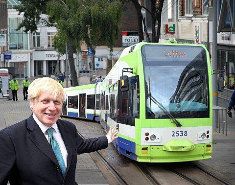 Youngsters want Mayor of London Boris Johnson to back Crystal Palace tram petition