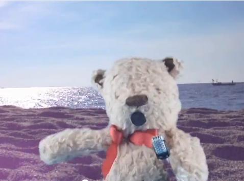 Singing teddy film could launch career of film-maker and musician