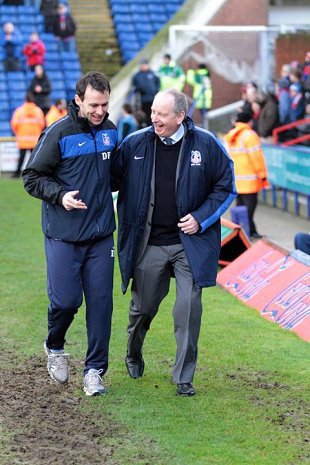Reunited and it feels so good: Lennie Lawrence has been given clearance to join Dougie Freedman at Bolton Wanderers SP54994