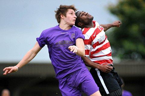 Gone: Harry Harding played his last game for the Robins at Kingstonian before returning to Bromley