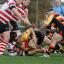 Traffic jam: Action from Richmond v Rosslyn Park