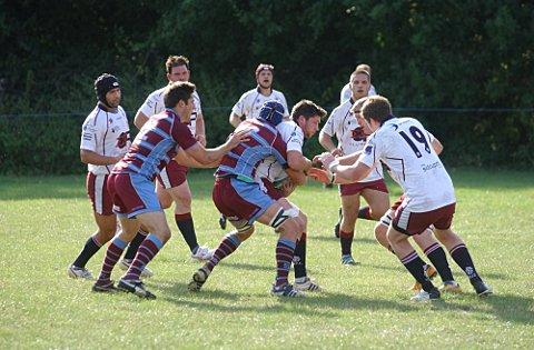 Tough pack: Wimbledon proved too strong for Gosport &amp; Farnham on Saturday