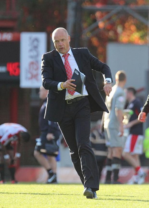 Staying put: Brentford boss Uwe Rosler will be staying a while longer in the Bees dugout