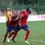 On target: Hampton Malvin Kamara celebrates scoring the only goal in Saturday's 1-0 FA Trophy win over Three Bridges, but the cheers turned to tears on Monday