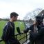 In the eye of the media: Steven Gregory fields questions from the national media