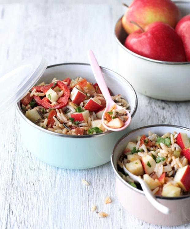 Recipe: Chilean Spicy Pink Lady Apple Rice Salad