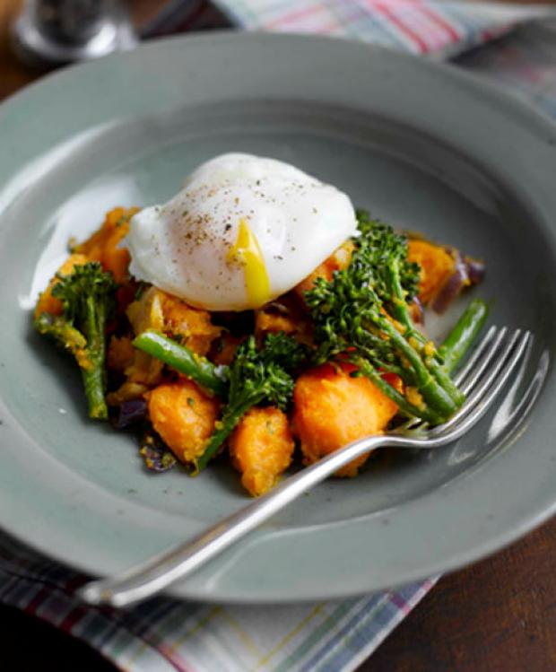 Recipe: Sweet Potato and Tenderstem Broccoli Hash