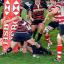 Touchdown: Jack Gash goes over for Park against Old Albanian    Picture: David Whittam