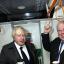 Mayor of London Boris Johnson joins passengers on new London Overground link