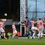 Captain fantastic: Mile Jedinak attacks Thomas Sorensen     SP72883