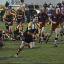 Icing on the cake: Robbie Shaw scores the game's final try in Richmond's 32-13 win on Saturday