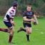 On the move: Wing Chris Drinkwater runs the ball at the Kingston defence              Picture: Alun Stockton