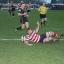Over the whitewash: Hugo Ellis scores again      Picture: David Whittam