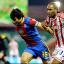Clash of the titans: Palace skipper Mile Jedinak and Cameron Jerome fight for possession            Picture: Sentinel