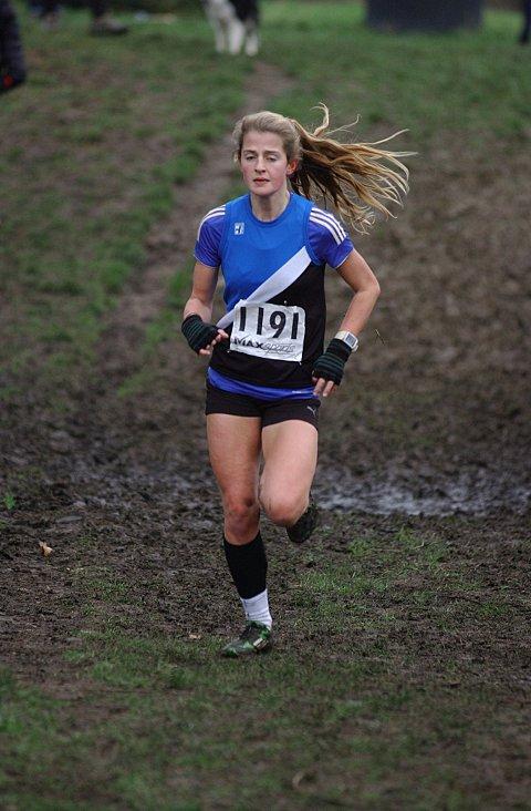 Best foot forward: Kingston athlete Phoebe Law winning at Mitcham Common last weekend 	SP73251