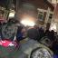 Tight squeeze: The scrum for tickets inside Brentford's Griffin Park after Tuesday's final whistle