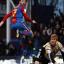 Offside: Glenn Murray looks to the linesman in hope after slotting the ball past Adam Bogdan, but it was a forlorn hope     SP72943