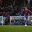 Defender Dean: Full back Dean Moxey brings the ball out for Palace   SP72943