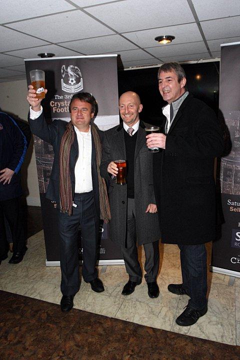 Stephen Browett, Ian Holloway and Neil Morrissey
