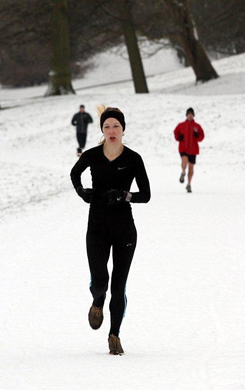 Winner: Kim Hainsworth of Dulwich Runners won the women's race at the Crystal Palace parkrun   SP73439