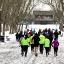 Hardy runners: The athletes set off for the Crystal Palace parkrun