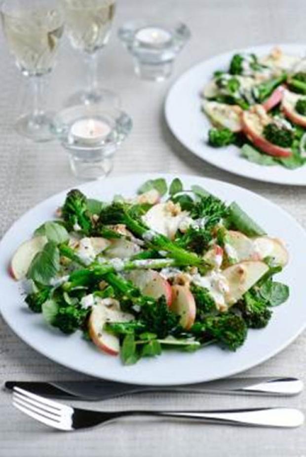 Recipe: Richard Buckley’s Tenderstem, Horseradish, Pink Lady Apple and Toasted Hazelnut Salad
