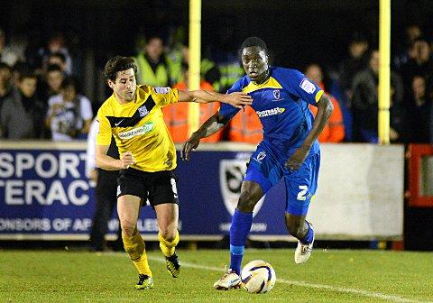 Crocked but confident: Curtis Osano will miss tonight's visit of Port Vale, but he believes his mates can take the points SP72027