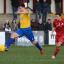Opening salvo: Kingstonian midfielder Matt Pattison on route to scoring the opening goal at Carshalton Athletic