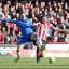 Tussle: Chelsea striker Fernando Torres and Brentford's Jonathan Douglas battle it out on Sunday