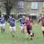 On the charge: Streatham-Croydon's Tom Watson moves through the Worth Old Boys lines    SP72944