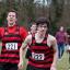 Senior winners: Ross McDonald hands over to John Tayleur on the way to winning the senior men's relay    SP73649