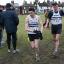 Hand over: Robin Dickson passes on to Matthew Kiernan at the East Surrey League relay meeting     SP73649