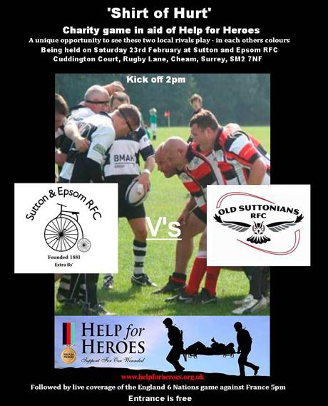 Rival rugby teams to play for charity