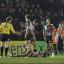 Falling short: Quins can't hide their disappointment at the final whistle last Saturday