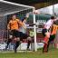 Head boy: Midfielder Matt Pattison heads home against Cray