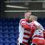 Bare faced cheek: Vines unveils his cheeky goal celebration