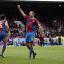 That's for you: Glenn Murray salutes the Palace fans after scoring yet again for the Eagles     SP72947