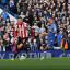 See-ya: Bees Harlee Dean skins Chelsea and England international Ashley Cole during the 4-0 FA Cup defeat at Stamford Bridge   SP74039