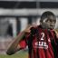 Despondent: Michael Kamara feels the strain of defeat against Wingate &amp; Finchley   SP74104