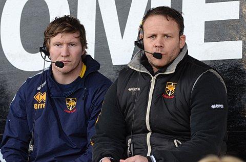 Verbal abuse: Easher head coach Ollie Smith and assistant Ricky Nebbett have been suspended by the RFU