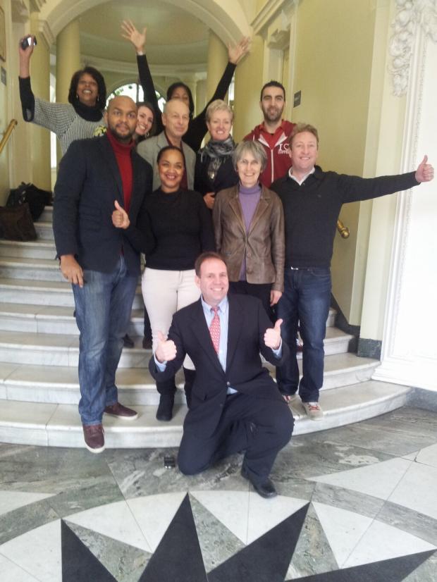 Streatham BID team, local councillors and Lambeth deputy leader