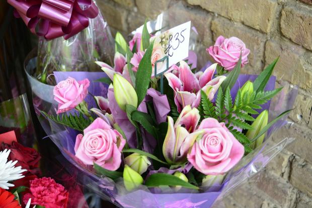 A beautiful bouquet from Doris Florist on Greyhound Lane, the perfect gift for Mother's Day