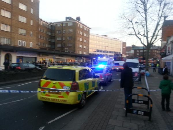 Streatham Guardian: The man was run over in Streatham High Road Streatham Guardian: The man was run over in Streatham High Road