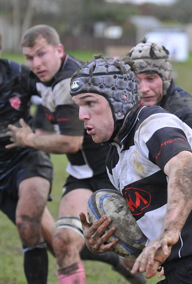 Last on the scoresheet: Mike Cartledge got the try that sealed a 32-14 win at Portsmouth SP73059