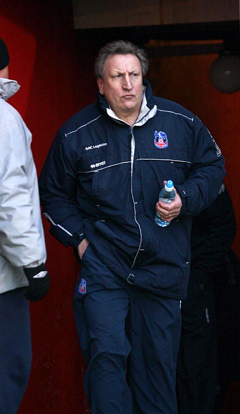 Neil Warnock in his Palace days